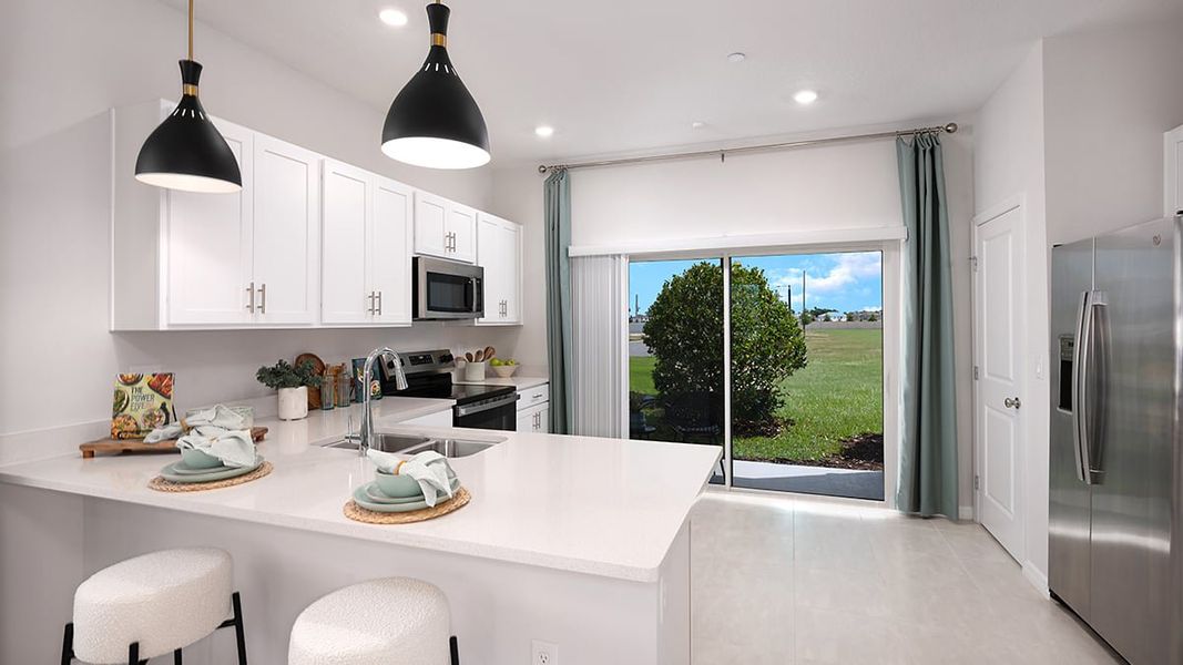 Representative furnished interior of a home built from the Hemlock by Taylor Morrison in Southloch, Mount Dora (Image 5).