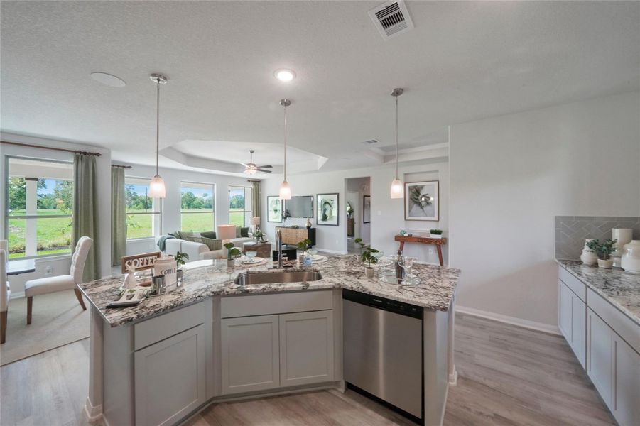 Furnished interior view inside a new home in Barton Place, Cleveland (Image 5).