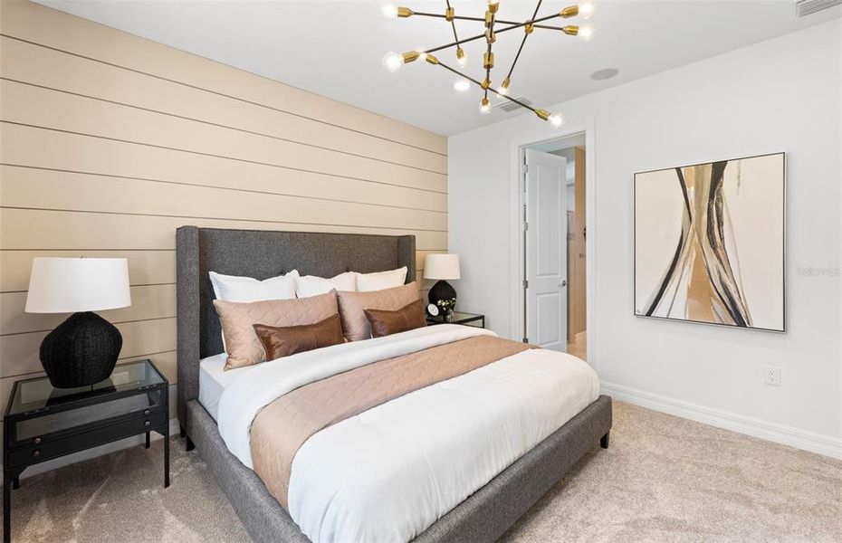 Furnished interior view inside a new home in The Strand at Cedar Grove, North Port (Image 15).