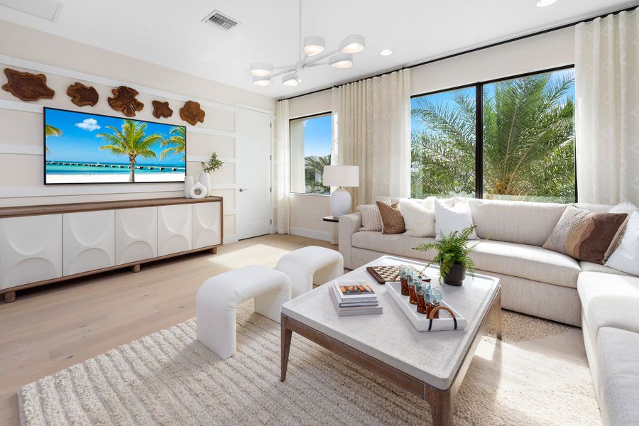Representative furnished interior of a home built from the Samoa by GL Homes in Lotus Edge, Boca Raton (Image 22).