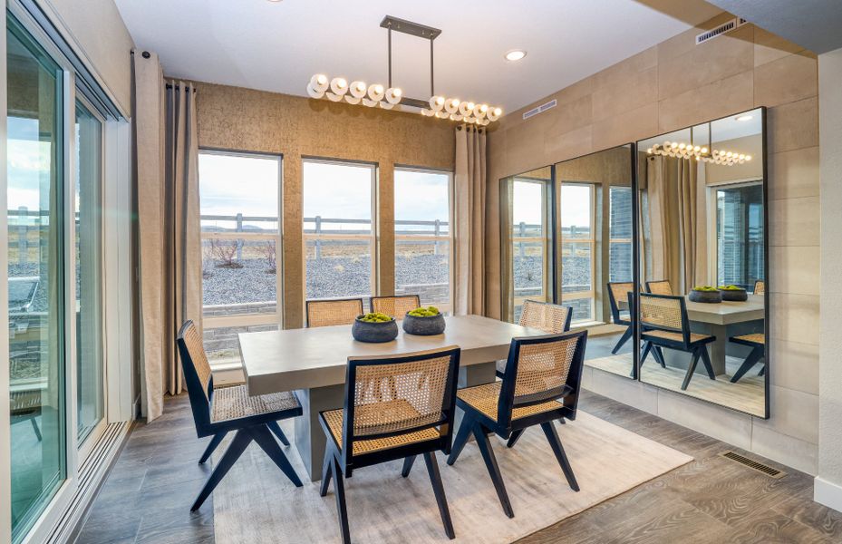 Furnished interior view inside a new home in Sterling Ranch, Littleton (Image 11).