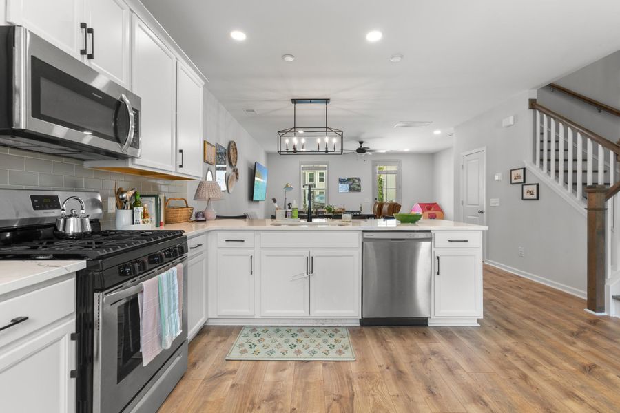 Furnished interior view inside a new home in , Summerville (Image 4).