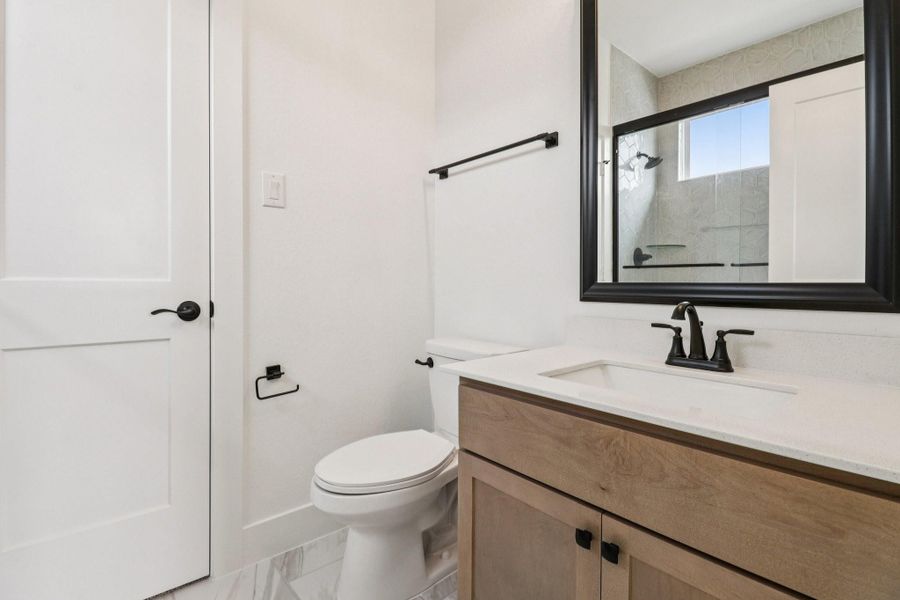 Furnished interior view inside a new home in The Highlands, Porter (Image 14).