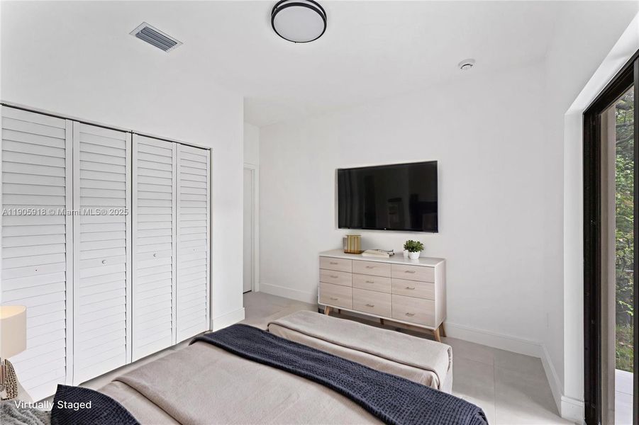 Furnished interior view inside a new home in , Miami (Image 9). Furnished interior view inside a new home in , Miami (Image 9).