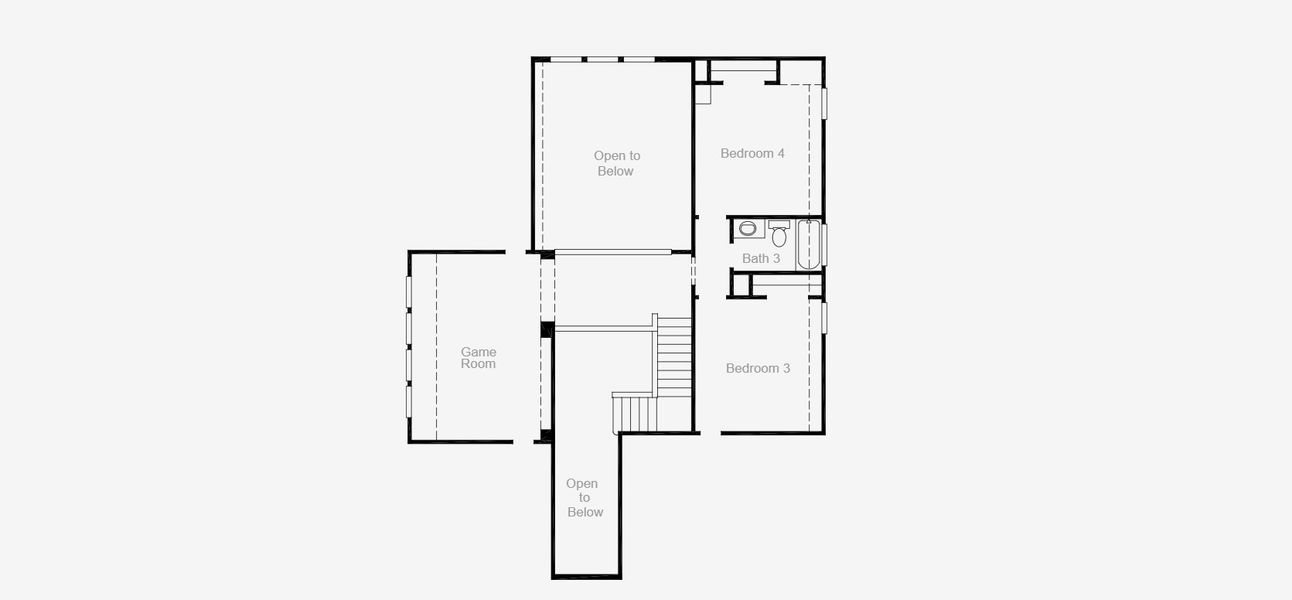 2D floor plan layout for the Schertz by Coventry Homes in 6 Creeks, Kyle, TX (Image 30).