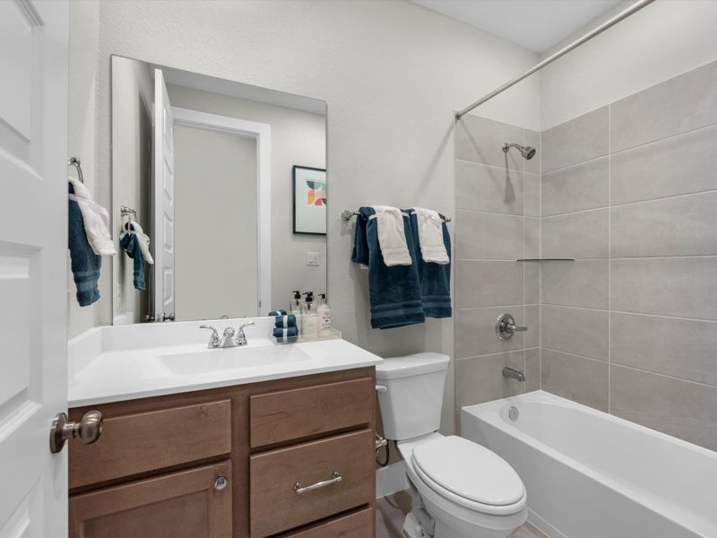 Furnished interior view inside a new home in Oakhill Reserve, Tomball (Image 18).