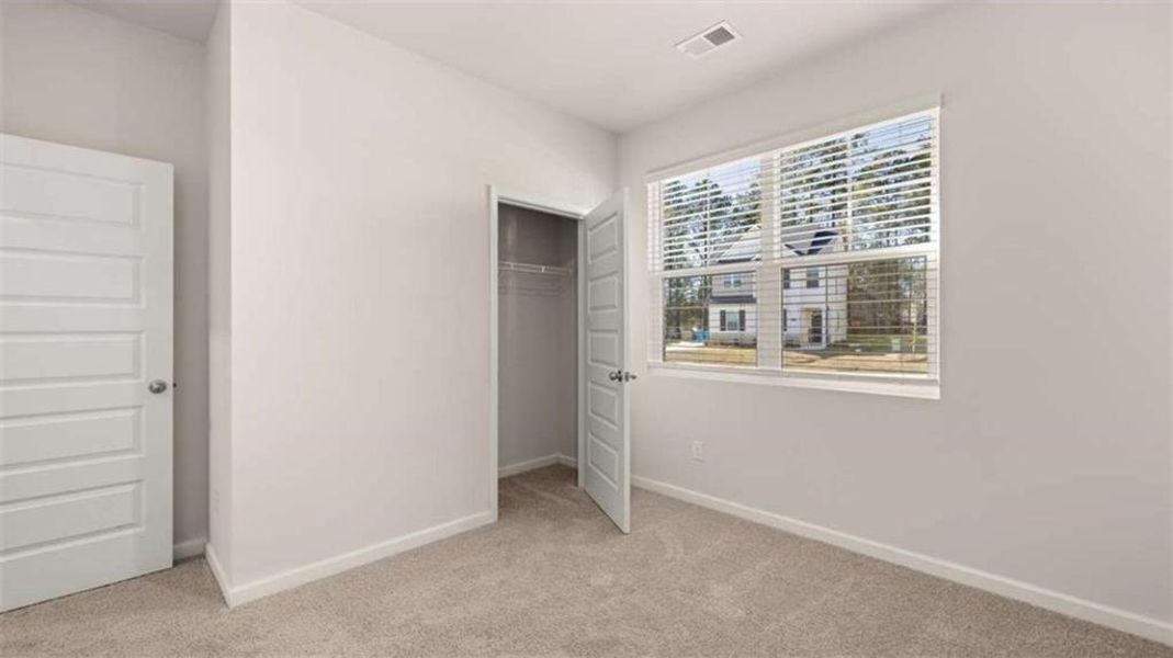 Spacious, unfurnished interior of a new home in Oakchase at Hampton, Hampton (Image 25). Spacious, unfurnished interior of a new home in Oakchase at Hampton, Hampton (Image 25).