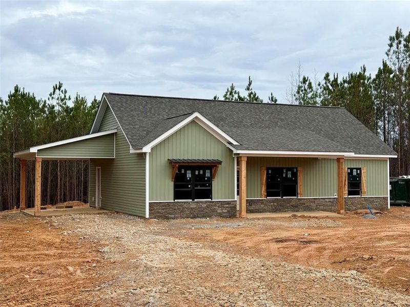 In-progress construction of a new home in , Tallapoosa, GA (Image 28).