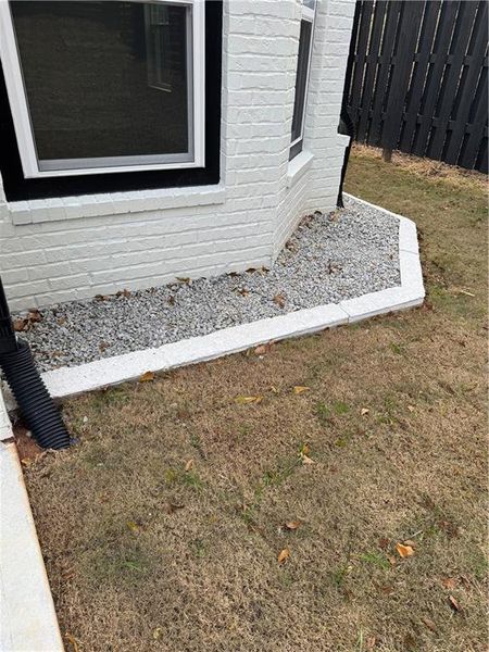 Exterior details and patio area of a home in , Lithonia (Image 35).