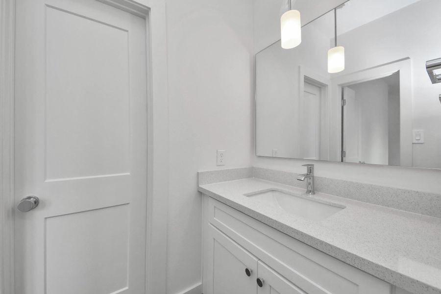 Furnished interior view inside a new home in , Houston (Image 10).