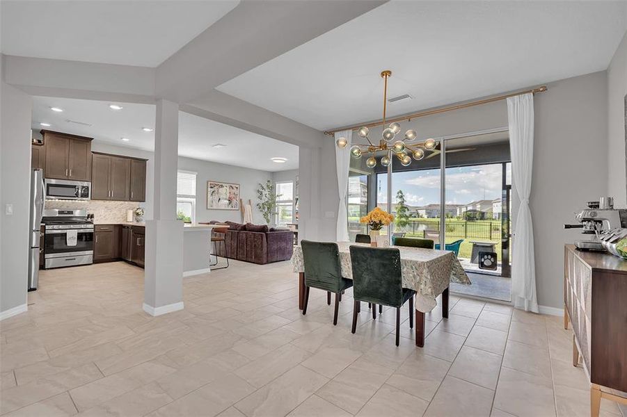 Furnished interior view inside a new home in , Nokomis (Image 34).