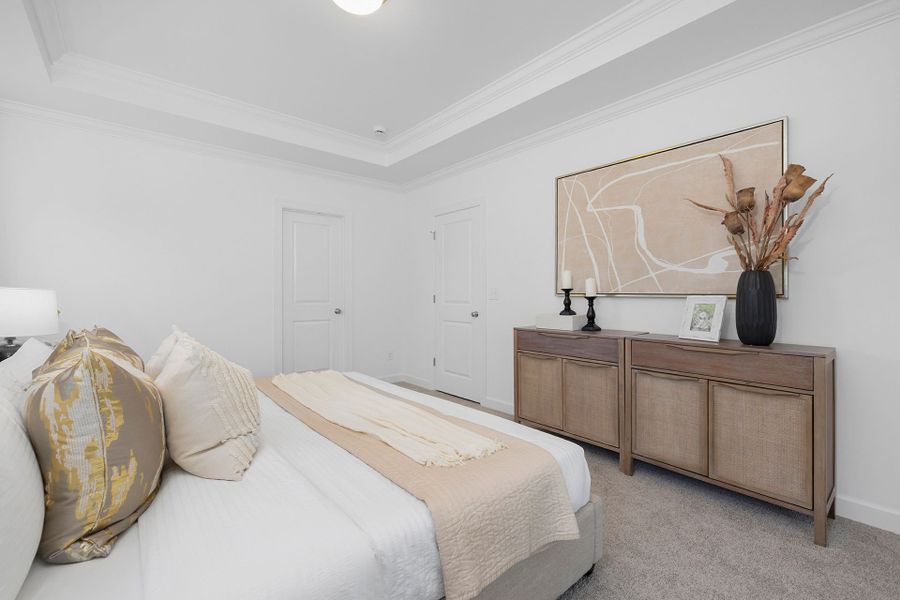 Furnished interior view inside a new home in Stonebridge Fairways, Monroe (Image 26). Furnished interior view inside a new home in Stonebridge Fairways, Monroe (Image 26).