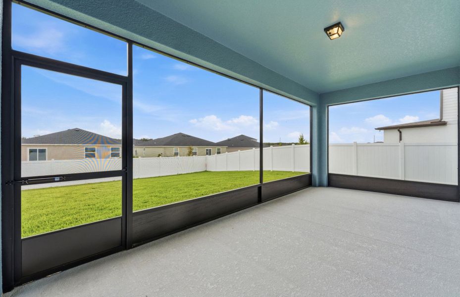 Exterior details and patio area of a home in Marion Ranch, Ocala (Image 4).