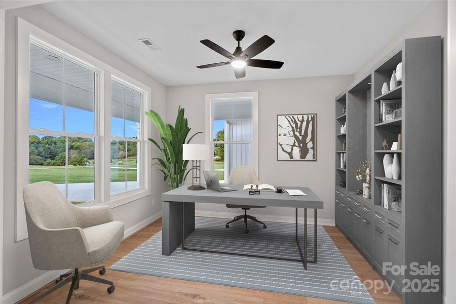 Furnished interior view inside a new home in , Harmony (Image 15).