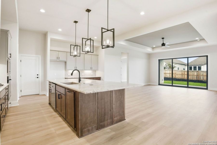 Furnished interior view inside a new home in Legacy at Lake Dunlap, New Braunfels (Image 9). Furnished interior view inside a new home in Legacy at Lake Dunlap, New Braunfels (Image 9).
