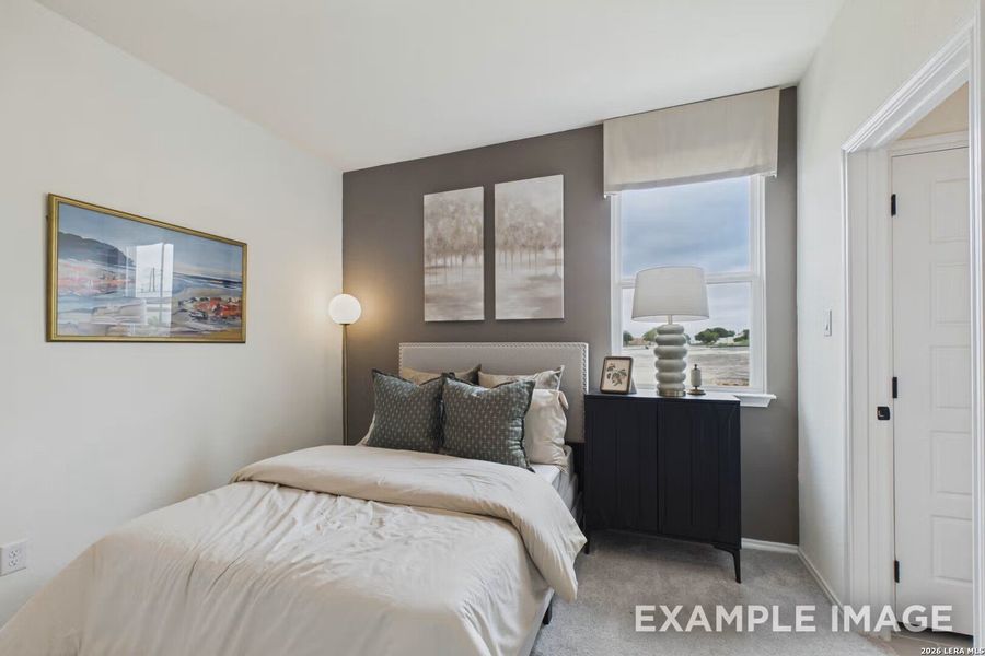 Furnished interior view inside a new home in Morgan Meadows, San Antonio (Image 28).
