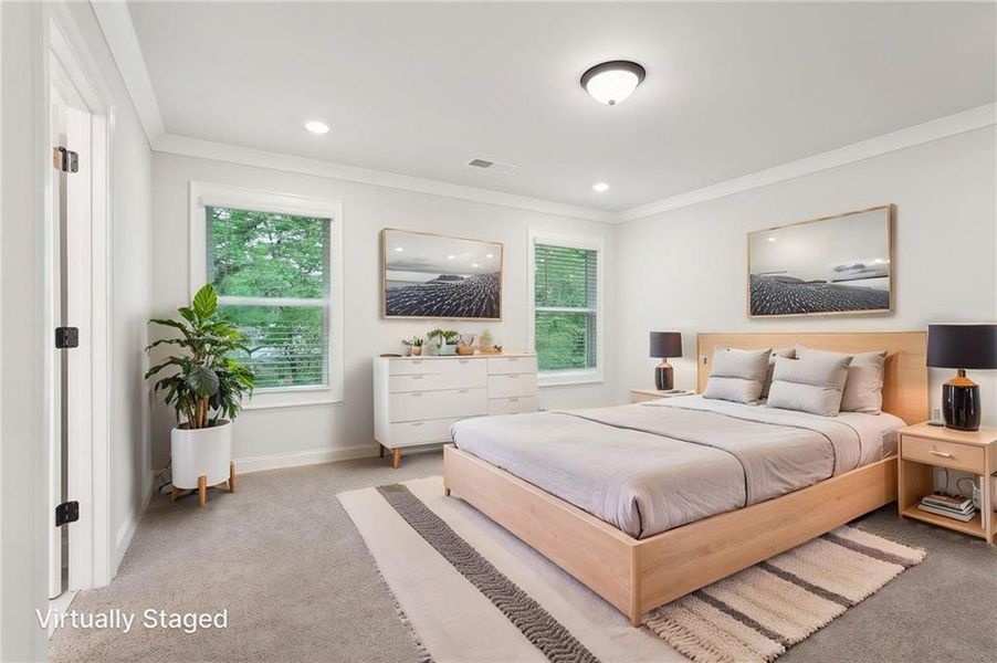 Furnished interior view inside a new home in Hemingway - Reserve Series, Cumming (Image 14).