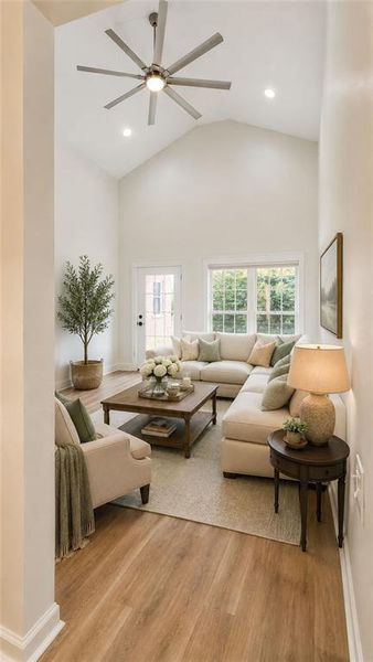 Furnished interior view inside a new home in , Cartersville (Image 8). Furnished interior view inside a new home in , Cartersville (Image 8).
