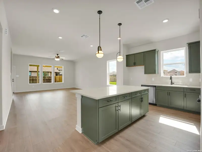 Furnished interior view inside a new home in Morgan Meadows, San Antonio (Image 7).