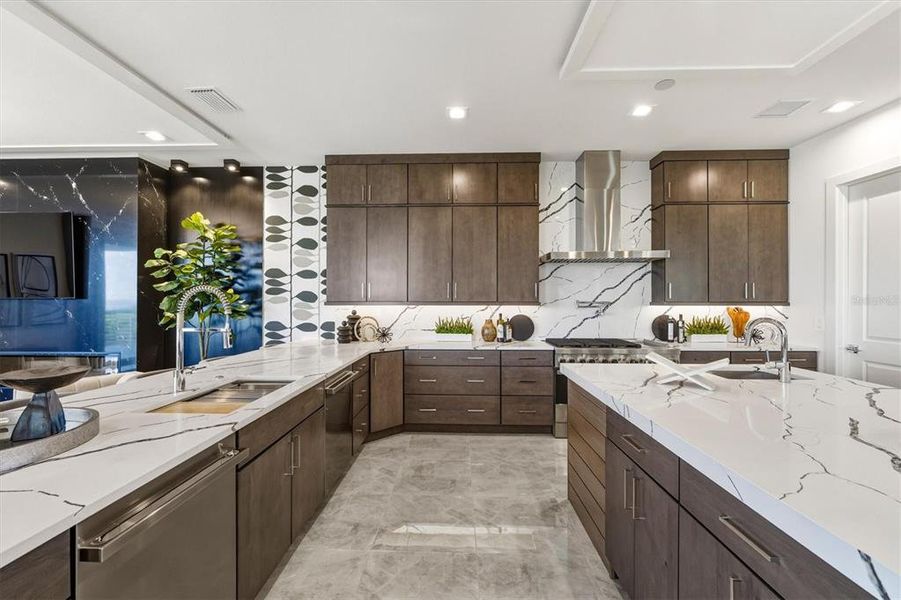 Furnished interior view inside a new home in Legends Bay, Bradenton (Image 16).