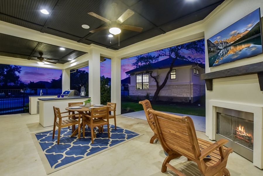 Image 162 representing the Catalina by Giddens Homes in Clearwater Ranch, Liberty Hill, TX.