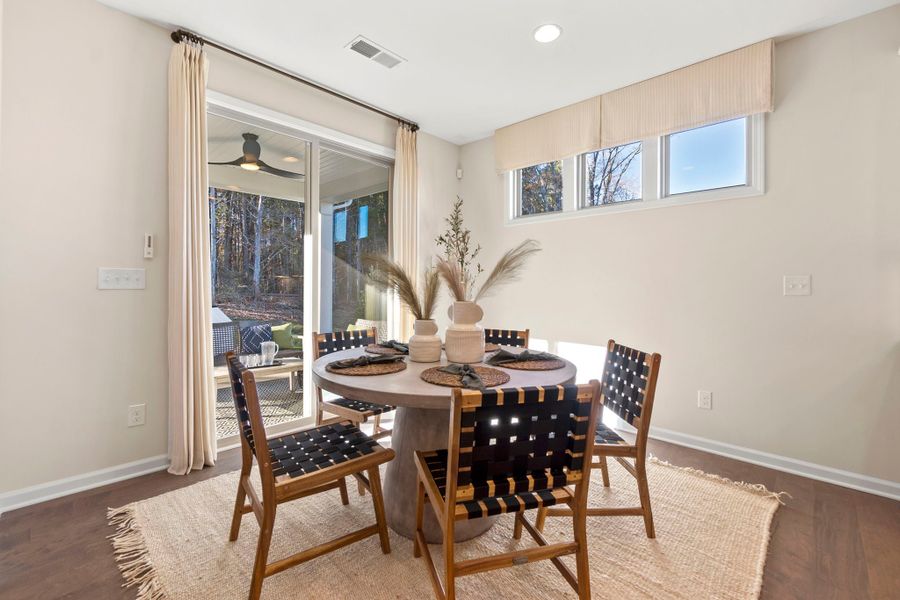 Furnished interior view inside a new home in Stafford at Langtree, Mooresville (Image 12).