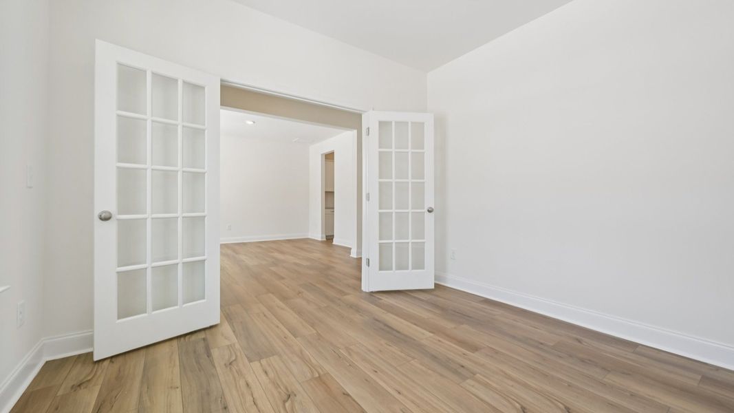 Representative furnished interior of a home built from the Norris by DRB Homes in Blake Pond, Lillington (Image 31).
