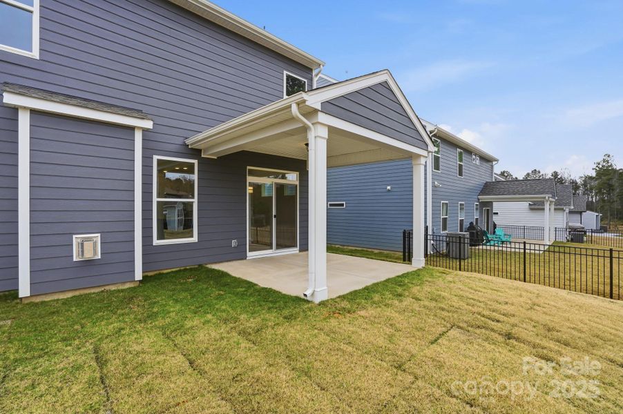 Exterior details and patio area of a home in Carrington, Stanley (Image 4).