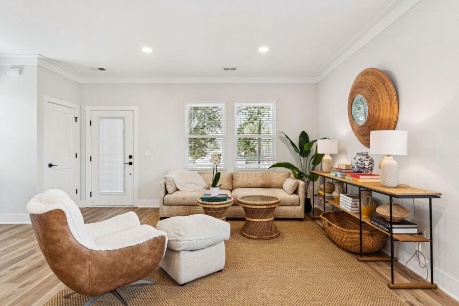 Furnished interior view inside a new home in , North Charleston (Image 39).