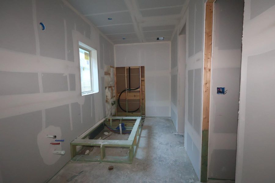 In-progress construction of a new home in ARTAVIA 45' Homesites, Conroe, TX (Image 9).