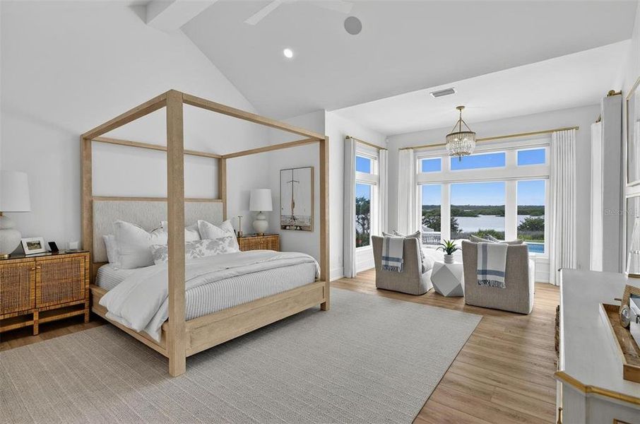 Furnished interior view inside a new home in , St. Augustine (Image 10).