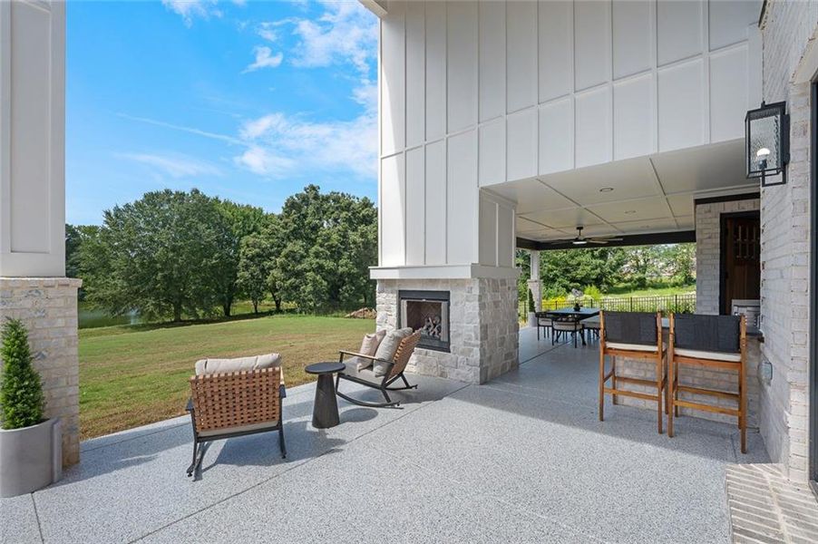 Exterior details and patio area of a home in , Lawrenceville (Image 4).