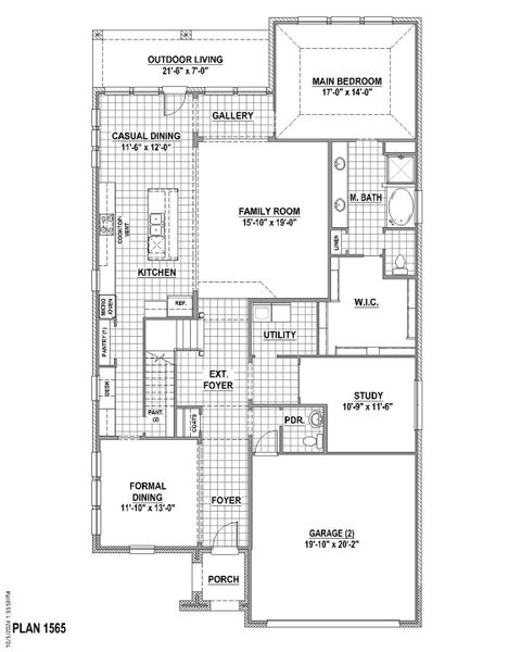 Plan 1565 1st Floor