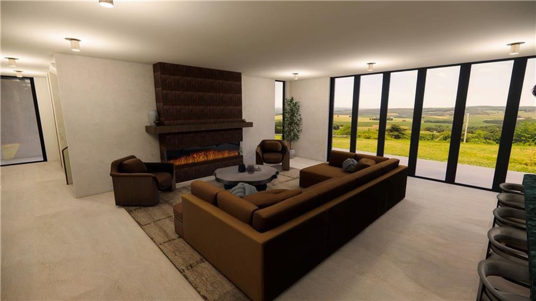 Furnished interior view inside a new home in , Atlanta (Image 12). Furnished interior view inside a new home in , Atlanta (Image 12).