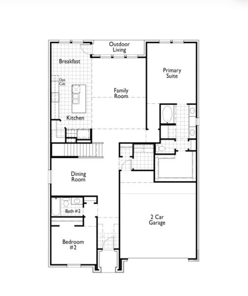 2D floor plan layout for the Richmond Plan by Highland Homes in Tavolo Park, Fort Worth, TX (Image 25). 2D floor plan layout for the Richmond Plan by Highland Homes in Tavolo Park, Fort Worth, TX (Image 25).