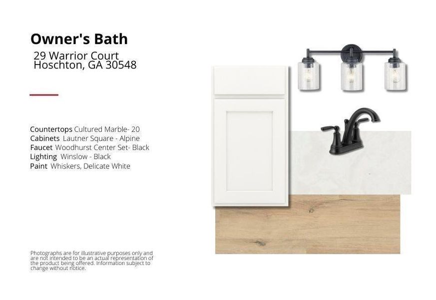 Sample of building materials used in homes in Twin Lakes, Hoschton (Image 4).