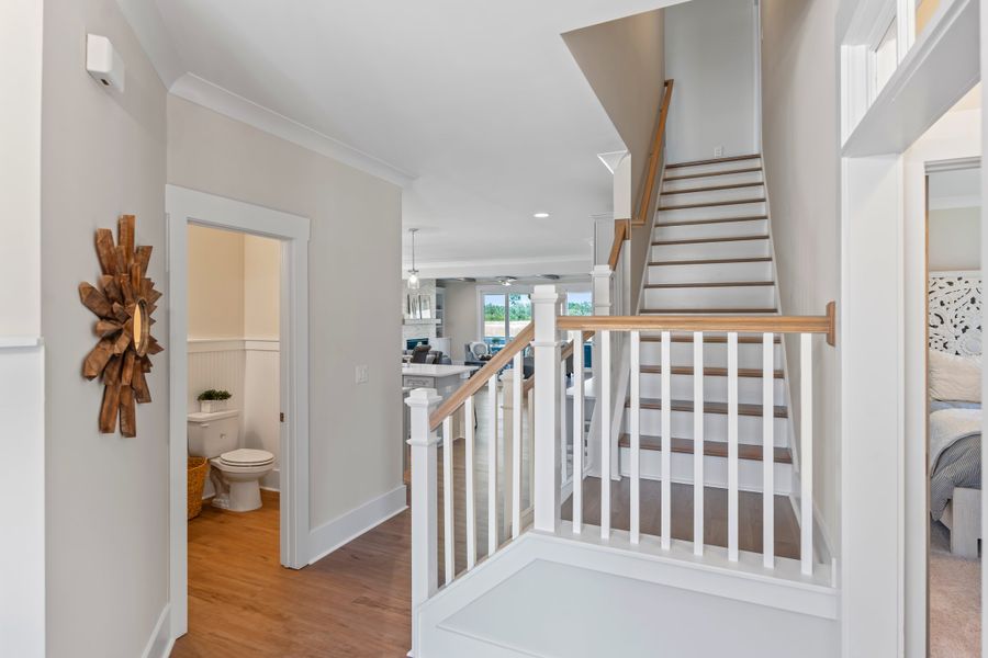 Representative furnished interior of a home built from the Scout by Bill Clark Homes in Sidbury Landing, Wilmington (Image 70).