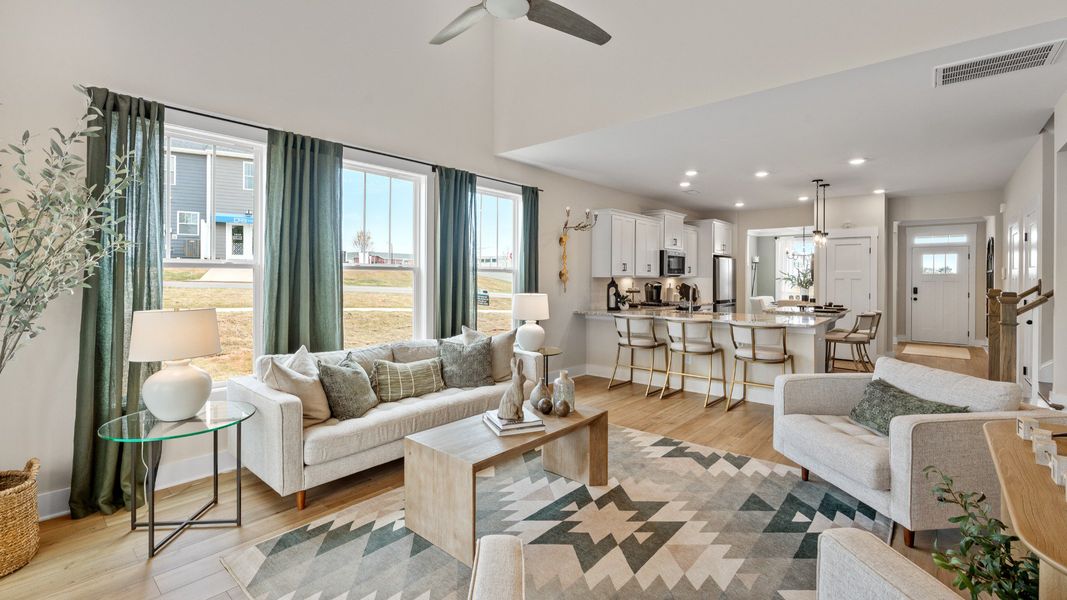 Representative furnished interior of a home built from the Finley by DRB Homes in The Reserve at Livingston Park, Easley (Image 16). Representative furnished interior of a home built from the Finley by DRB Homes in The Reserve at Livingston Park, Easley (Image 16).