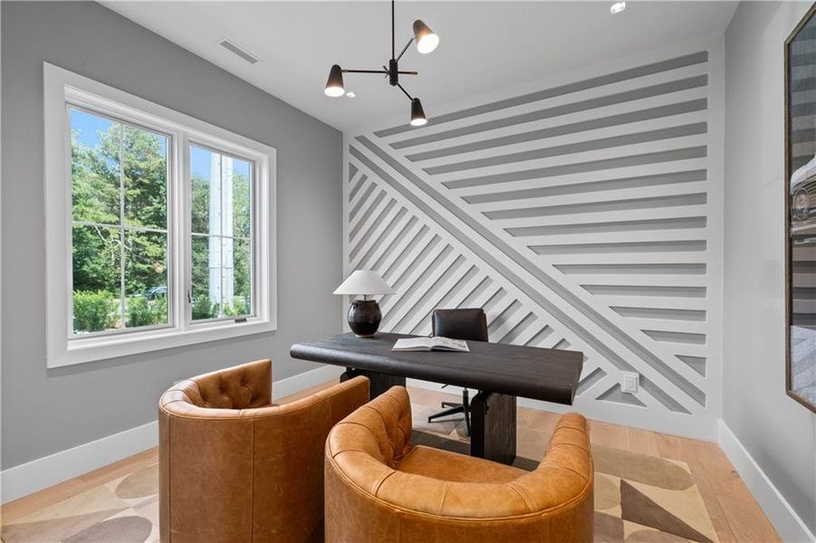 Furnished interior view inside a new home in , Marietta (Image 17).