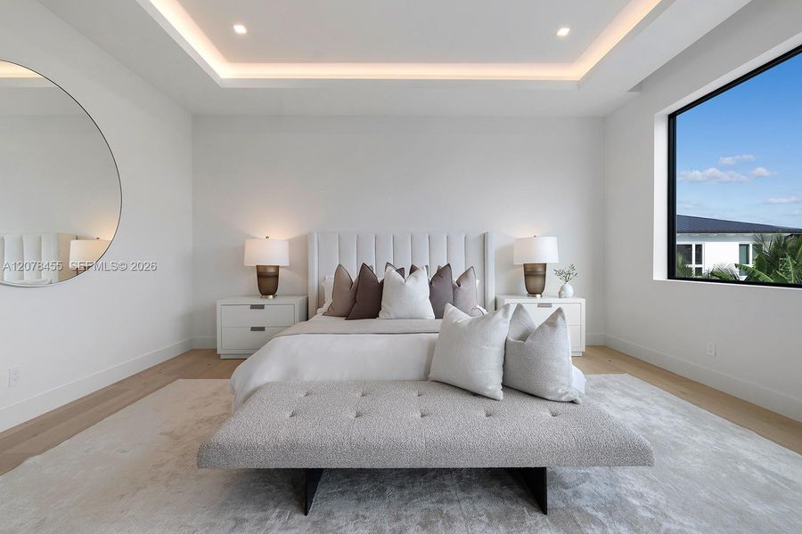Furnished interior view inside a new home in , Boca Raton (Image 51).