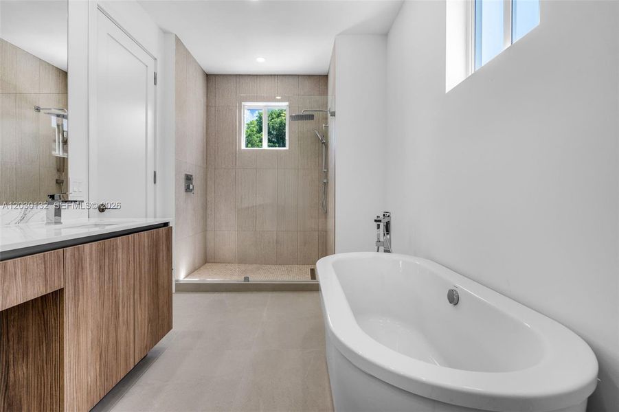 Furnished interior view inside a new home in , Miami (Image 4).