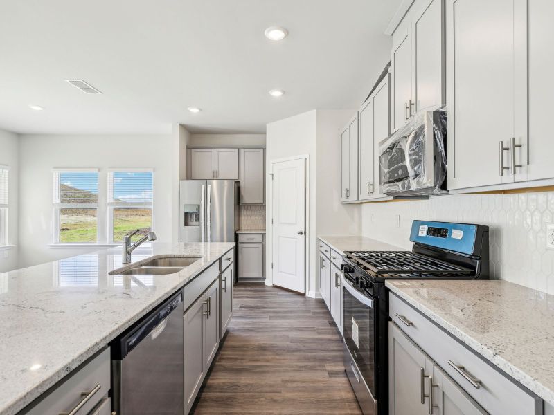 Furnished interior view inside a new home in Preserve at Mountain Creek, Pendergrass (Image 6).
