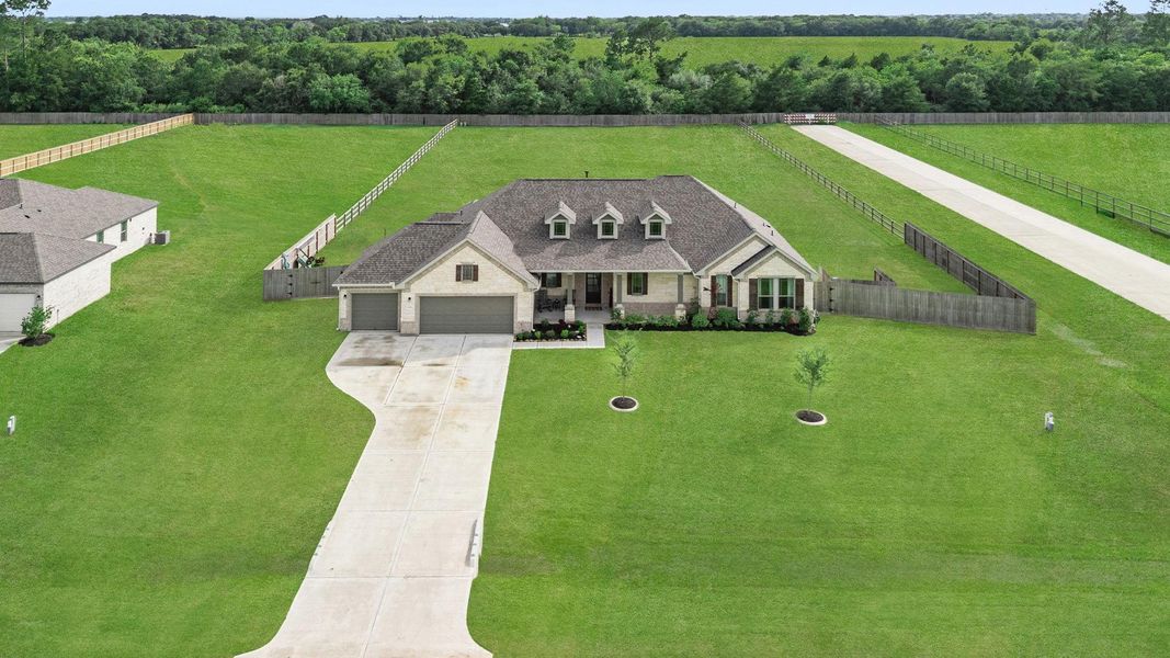 Expansive 1.16 acre, corner lot.