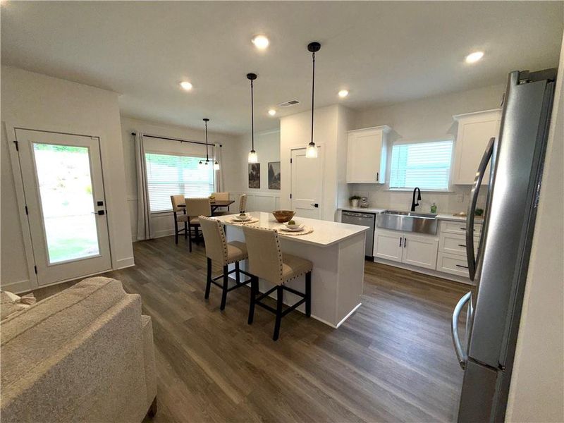 Furnished interior view inside a new home in Thunder Ridge, Dawsonville (Image 15).