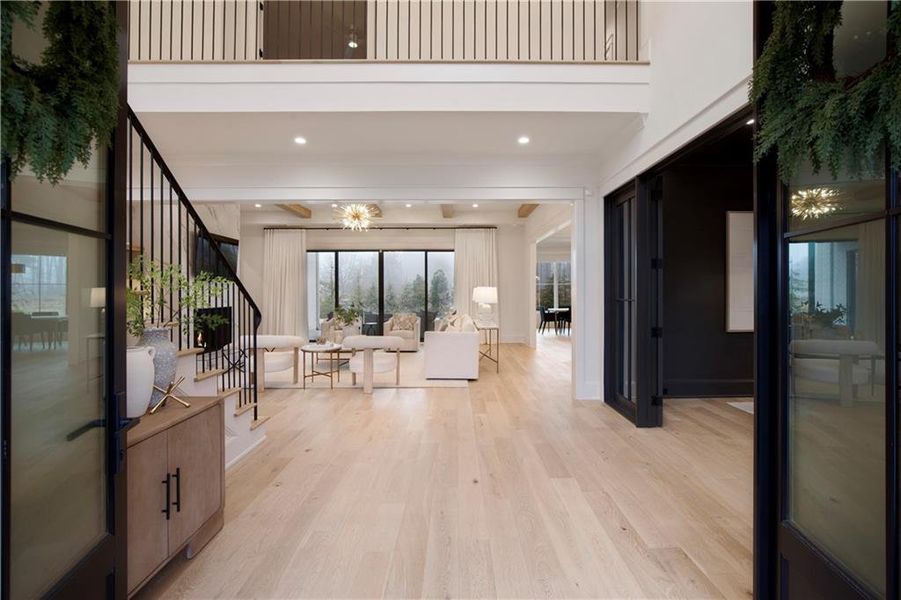 Furnished interior view inside a new home in , Alpharetta (Image 10). Furnished interior view inside a new home in , Alpharetta (Image 10).