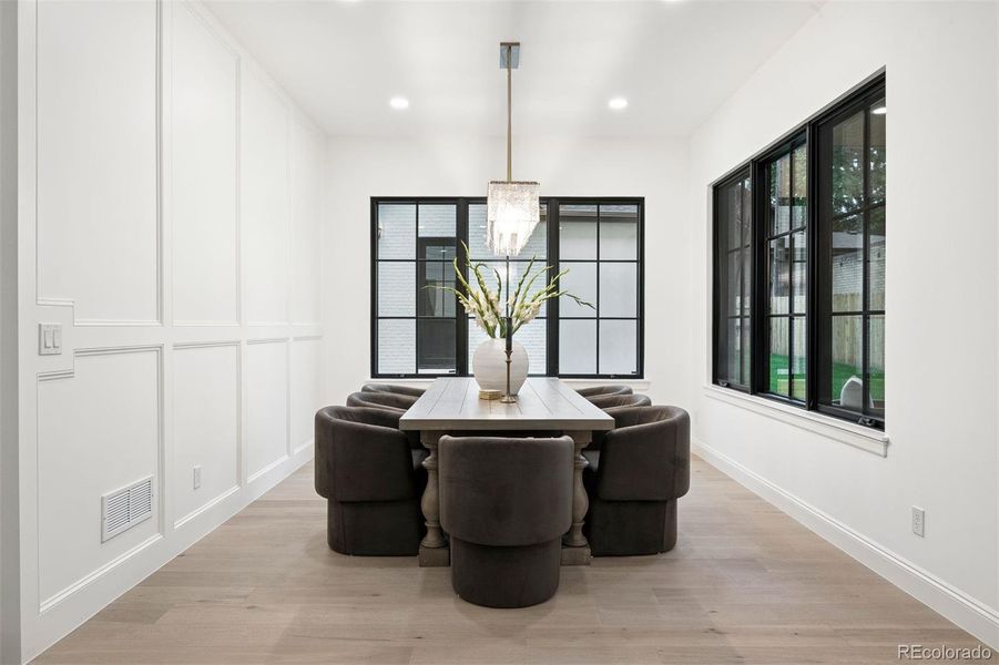 Furnished interior view inside a new home in , Denver (Image 32).