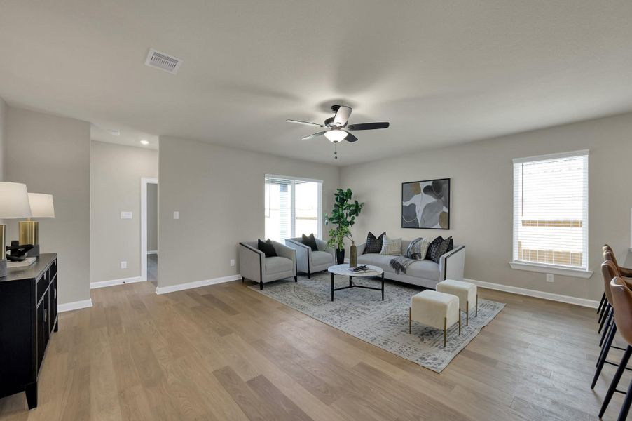 Furnished interior view inside a new home in Magnolia Woods, Magnolia (Image 5).