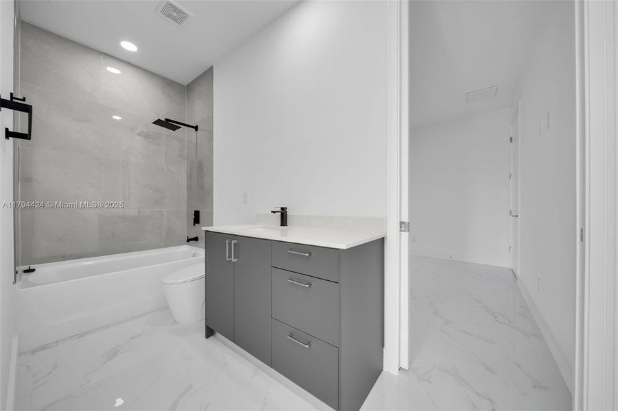 Furnished interior view inside a new home in , Cape Coral (Image 16). Furnished interior view inside a new home in , Cape Coral (Image 16).