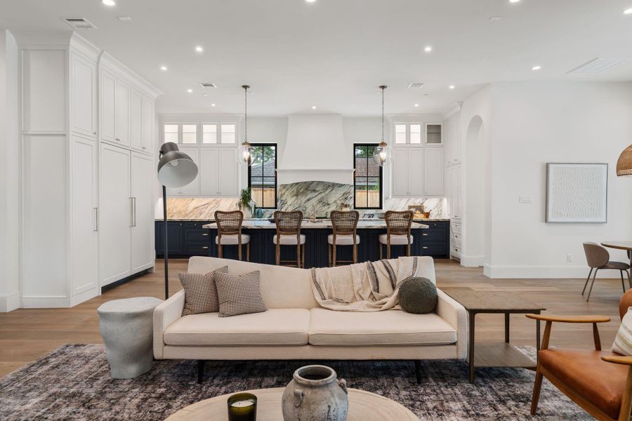 Furnished interior view inside a new home in , Houston (Image 35).