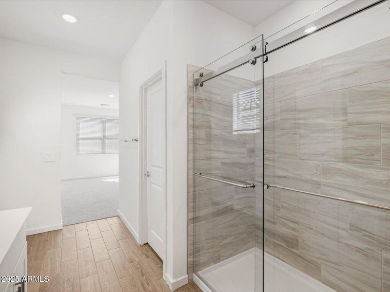 Primary Bathroom Upgraded Shower